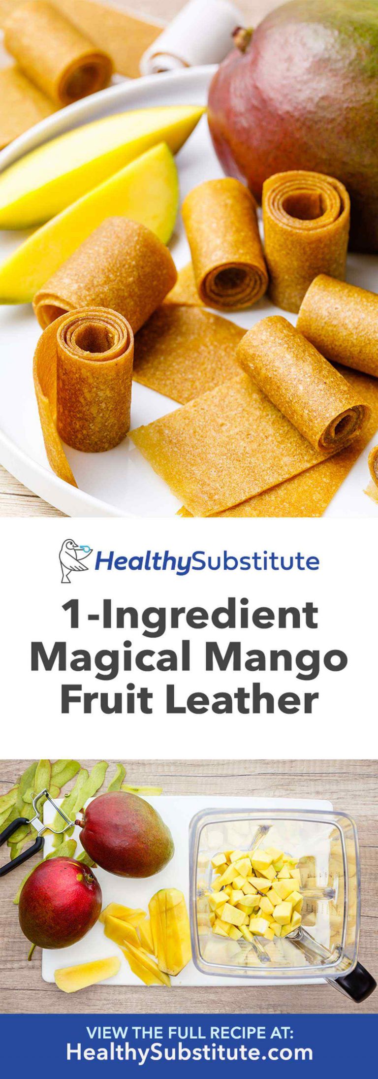 Magical Mango Fruit Leather (Homemade and Healthy Snack) Healthy
