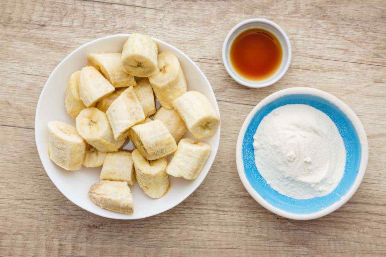 High Protein 3Ingredient Banana Ice Cream (Easy to Make and Healthy