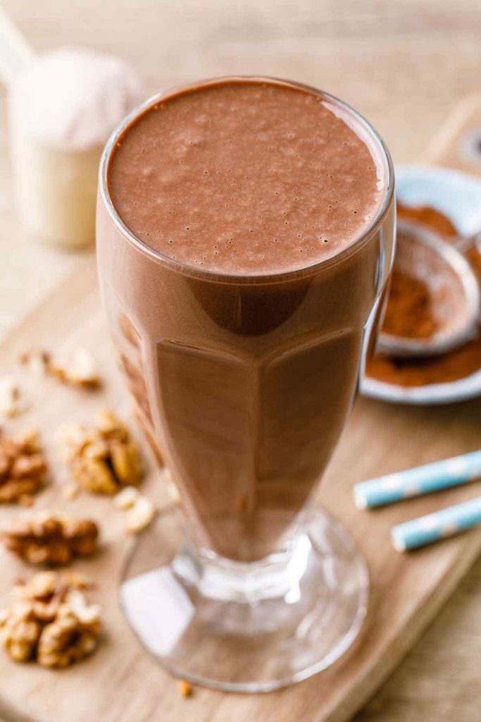 EnergyBoosting Double Dark Chocolate Protein Shake Healthy Substitute