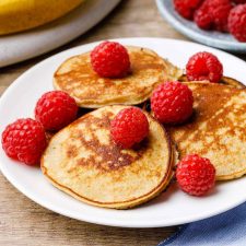 5-Ingredient Banana Protein Pancakes (These are So Easy!)-image
