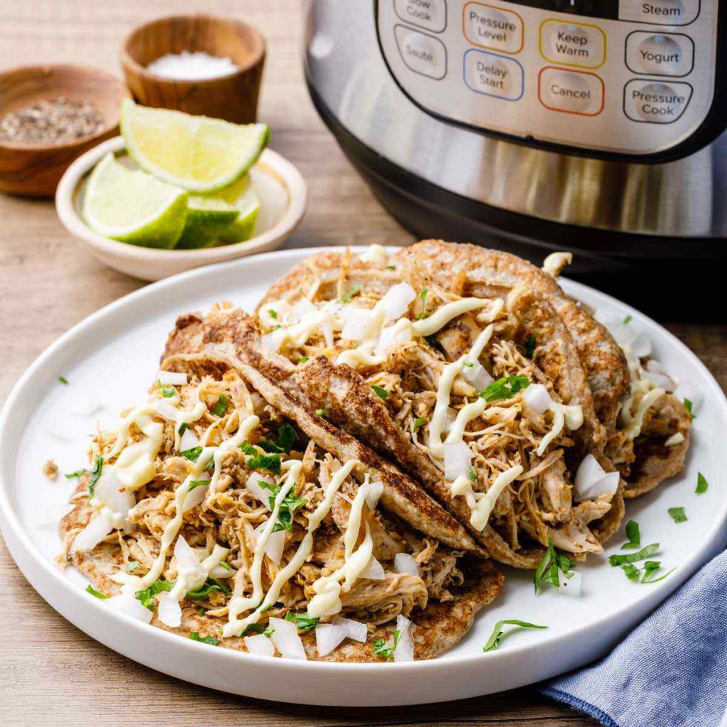 6Ingredient Instant Pot Chicken Tacos That Will Change Your Life