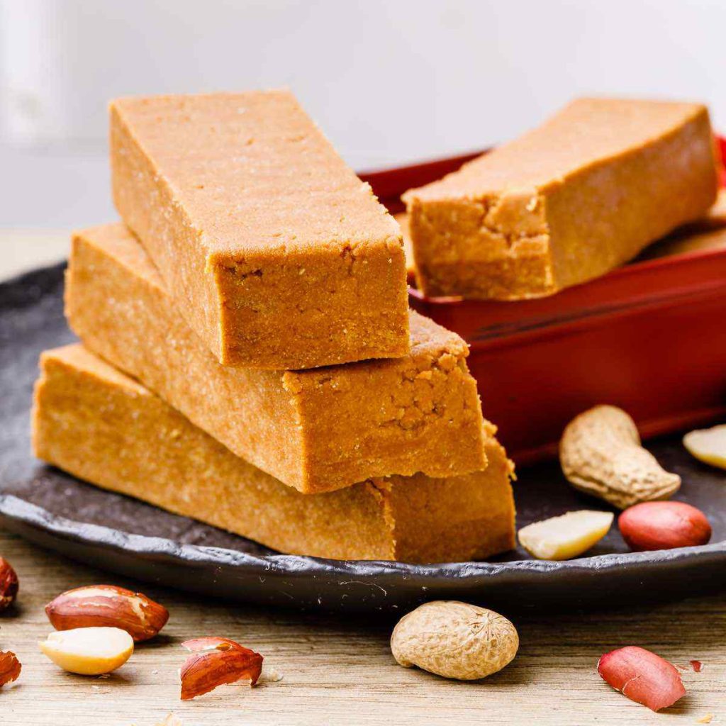 4-Ingredient Low Carb Peanut Butter Protein Bars (Low Sugar) - Healthy ...