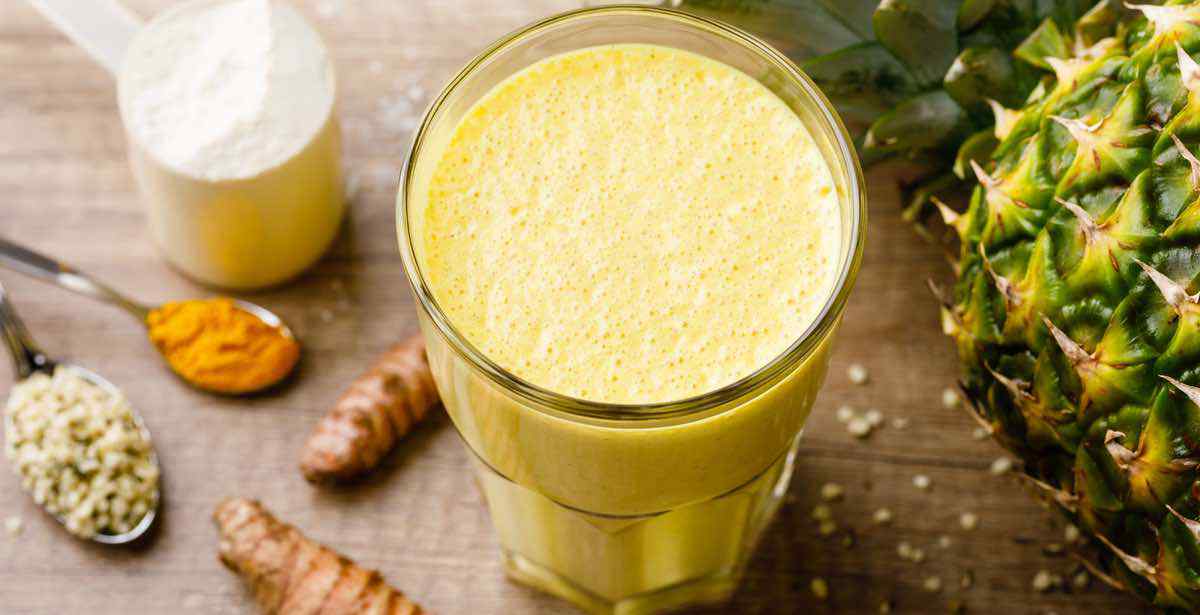 Anti-Inflammatory Turmeric Protein Shake for Joint and Back Pain
