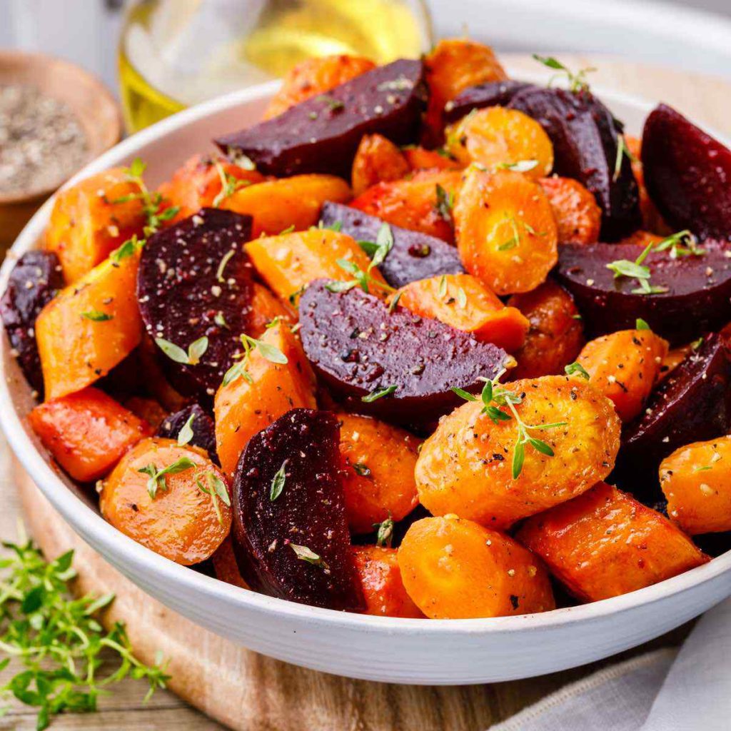 Sheet Pan Roasted Carrots and Beets (Easy Recipe) Healthy Substitute