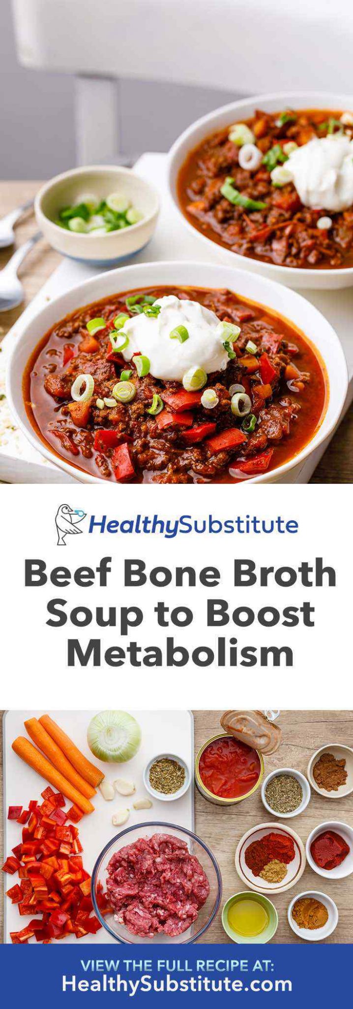 Metabolism Boosting Beef Bone Broth Chili (The Best Keto Soup Ever