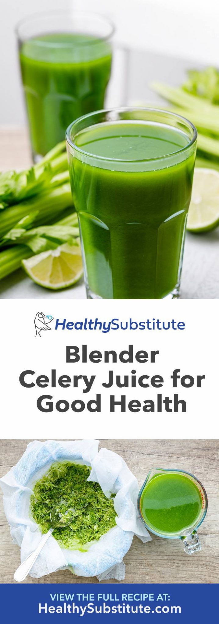 How to Make Homemade Celery Juice in a Blender (So good for you
