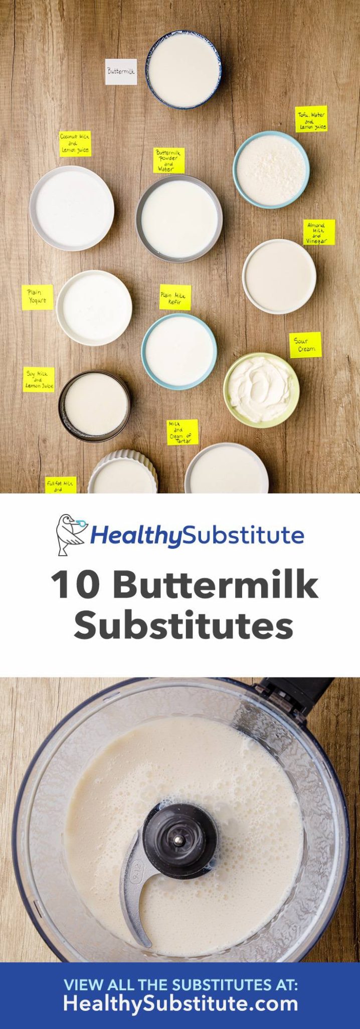 10 Buttermilk Substitutes for Baking, Dressings and Cooking Healthy